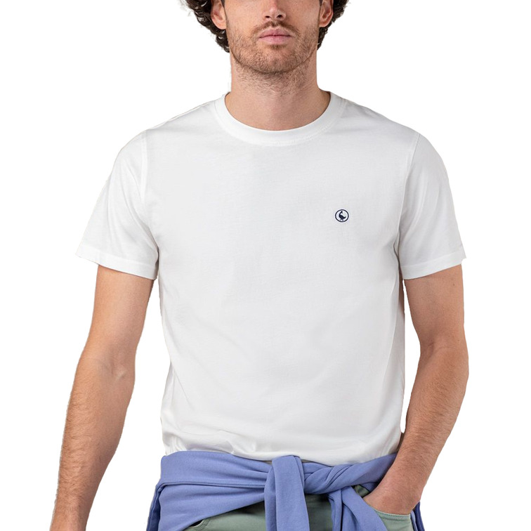 CAMISA HOMBRE  GANSO CAMISETA GARMENT DYED BLANCA