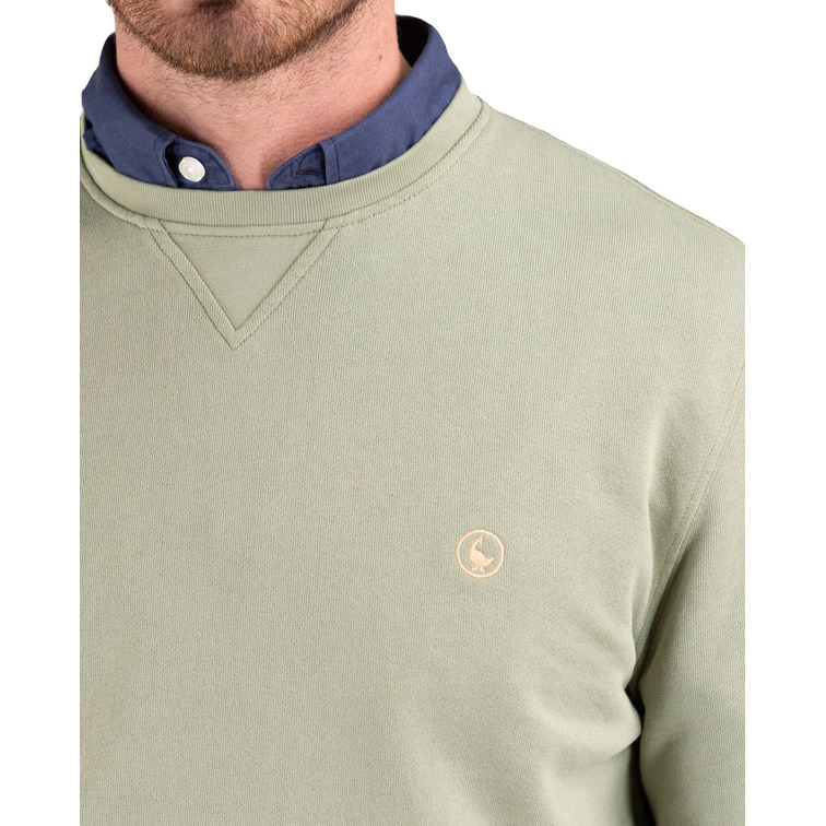 SUDADERA HOMBRE  EL GANSO SUDADERA CUELLO CAJA GARMENT D