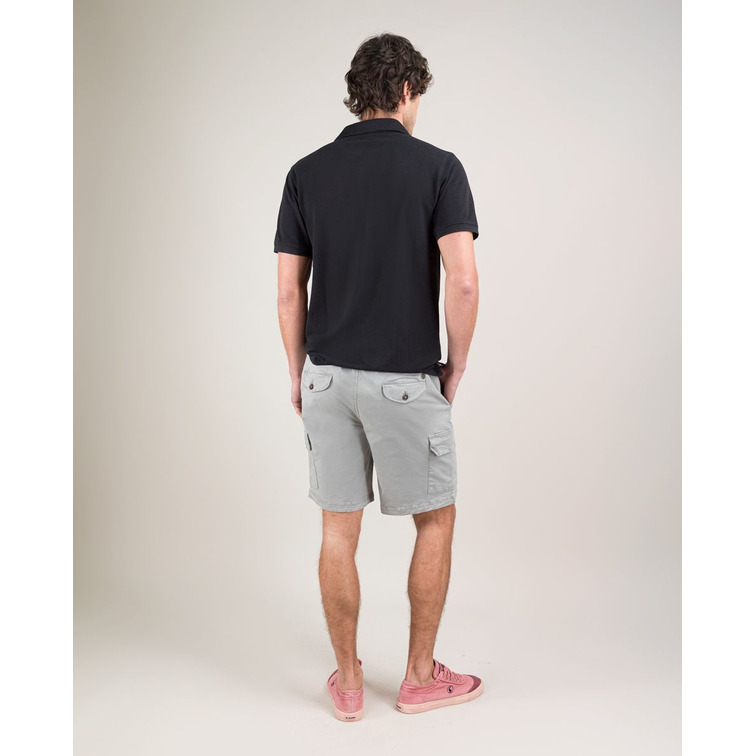 POLO HOMBRE  EL GANSO POLO PIQUÉ GARMENT DYED NEGRO