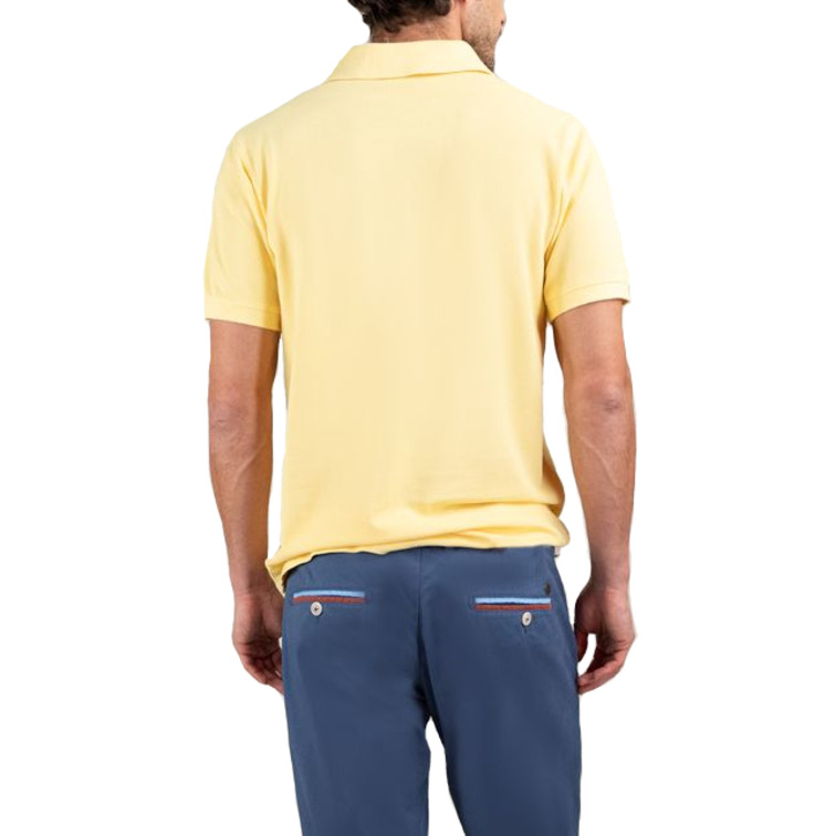 POLO HOMBRE  EL GANSO POLO PIQUÉ GARMENT DYED AMARIL