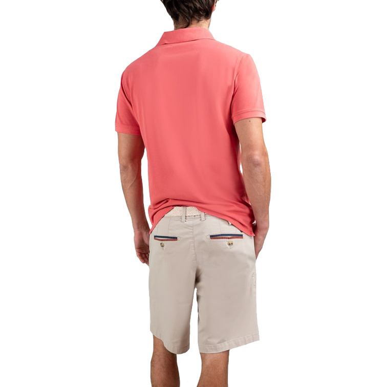 POLO HOMBRE  EL GANSO POLO PIQUÉ GARMENT DYED CORAL