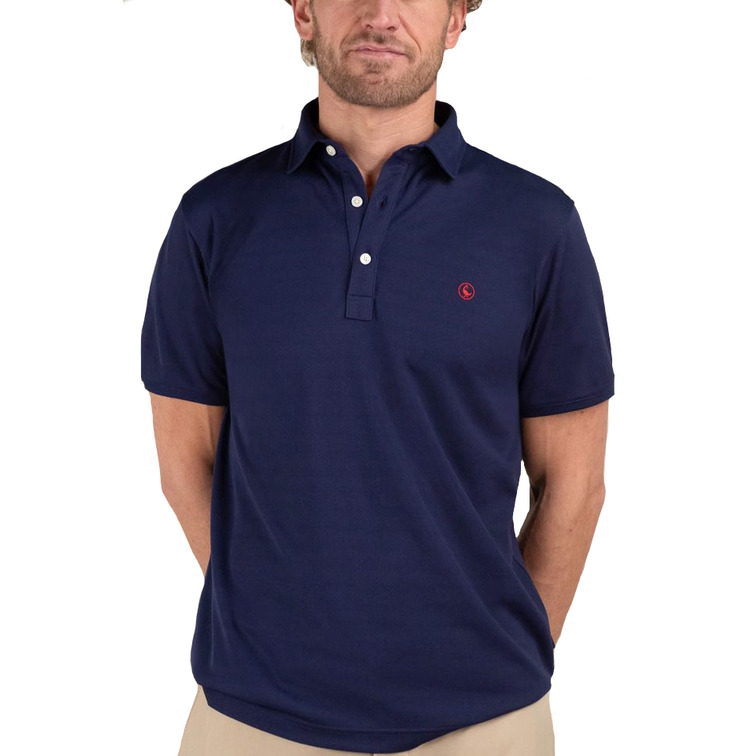 POLO HOMBRE  EL GANSO POLO SEPIIA MARINO