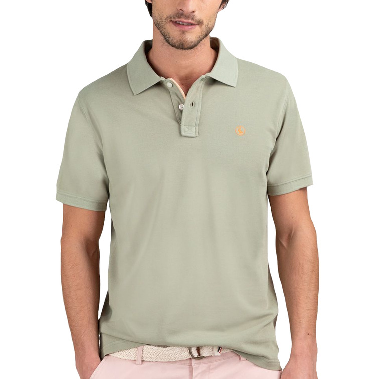 POLO PIQUÉ HOMBRE EL GANSO GARMENT DYED