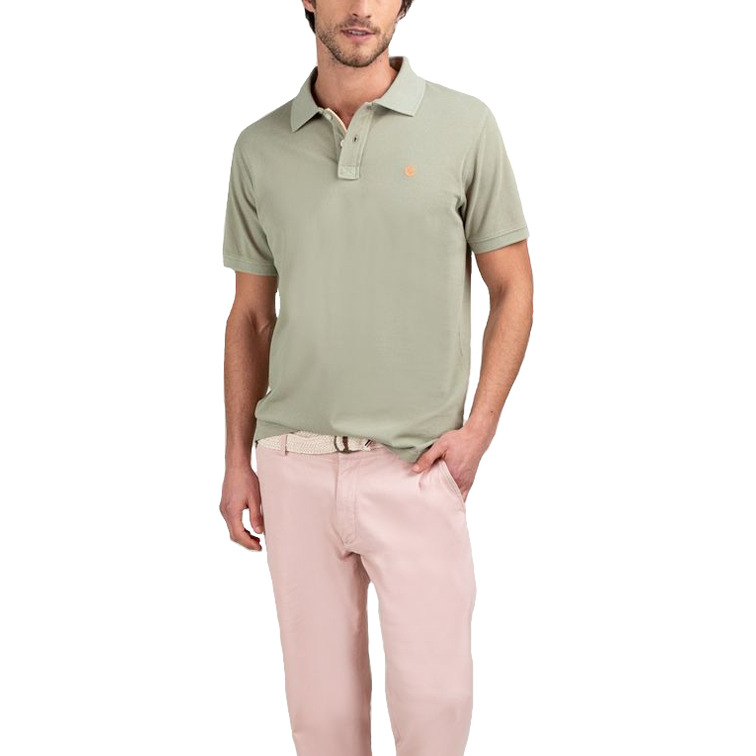 POLO PIQUÉ HOMBRE EL GANSO GARMENT DYED