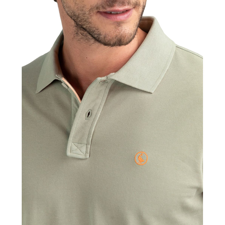 POLO PIQUÉ HOMBRE EL GANSO GARMENT DYED