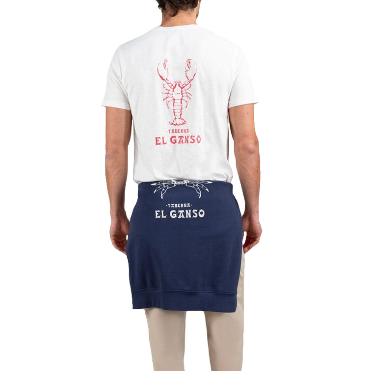 CAMISETA HOMBRE  EL GANSO CAMISETA GARMENT DYED BLANCO L