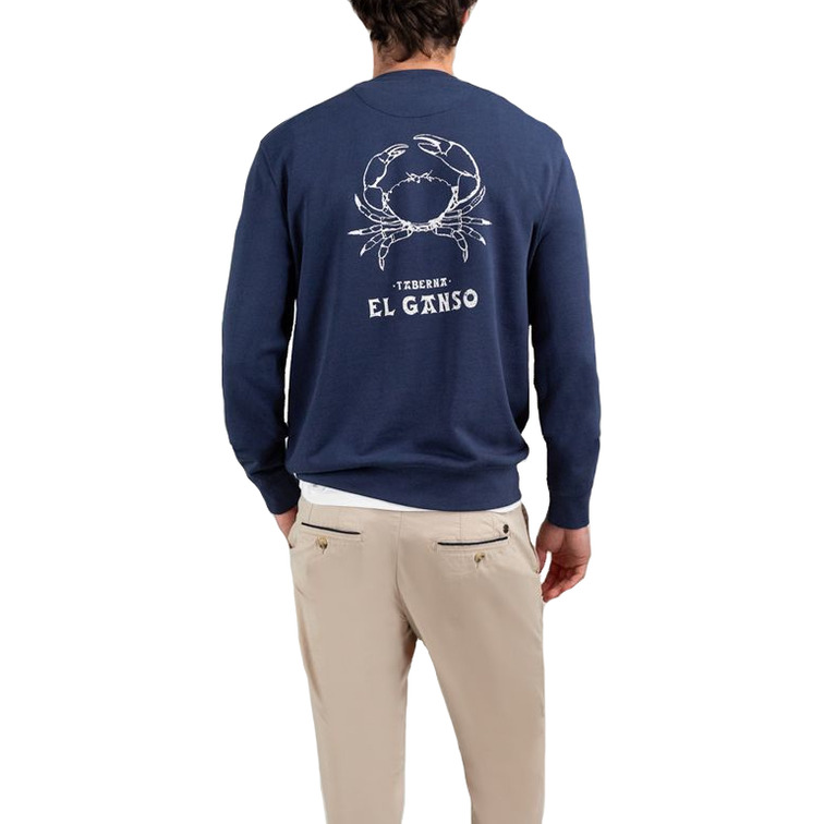 SUDADERA HOMBRE EL GANSO ESTAMPADO LANGOSTA