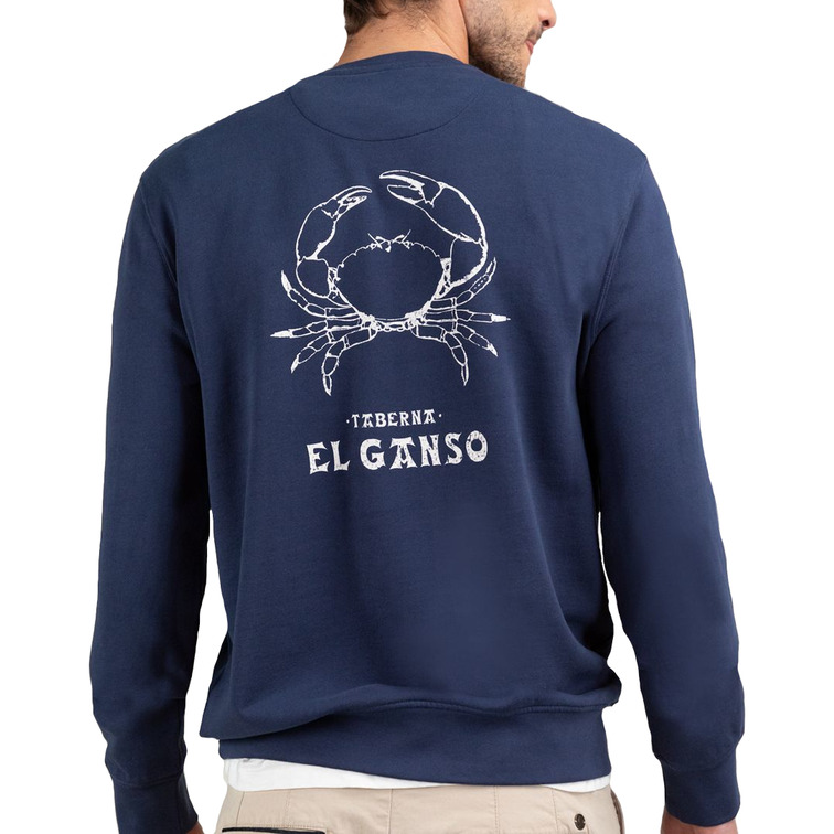 SUDADERA HOMBRE EL GANSO ESTAMPADO LANGOSTA