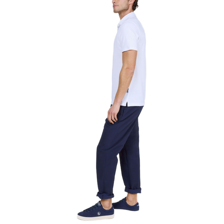 POLO HOMBRE  EL GANSO POLO MANGA CORTA SEPIIA BLANCO