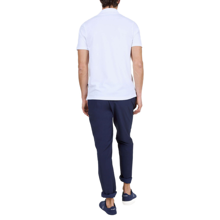 POLO HOMBRE  EL GANSO POLO MANGA CORTA SEPIIA BLANCO