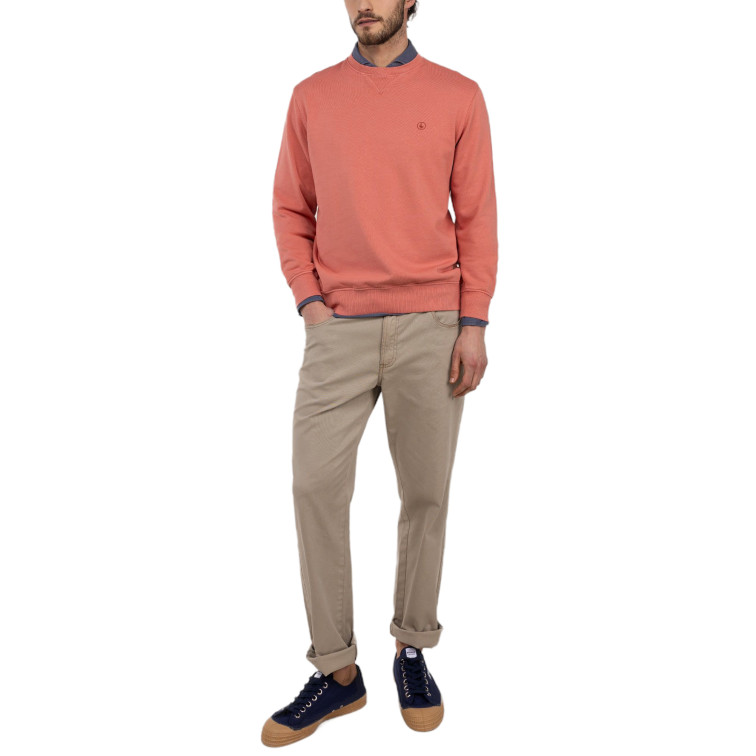 SUDADERA HOMBRE  EL GANSO SUDADERA CUELLO CAJA ROJO
