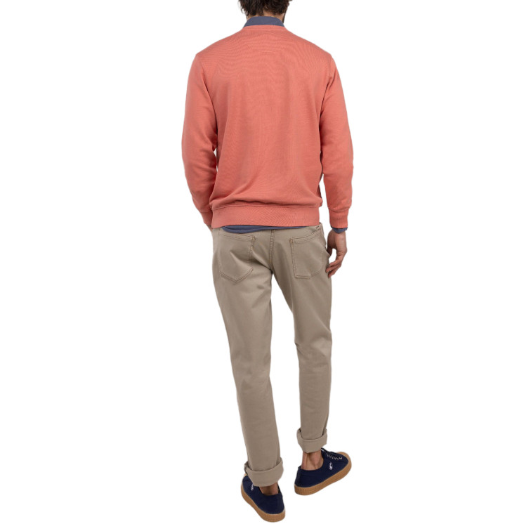 SUDADERA HOMBRE  EL GANSO SUDADERA CUELLO CAJA ROJO
