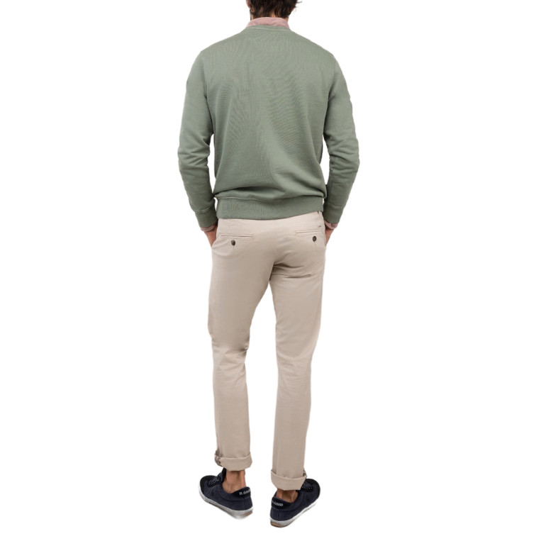 SUDADERA HOMBRE  EL GANSO SUDADERA CUELLO CAJA VERDE