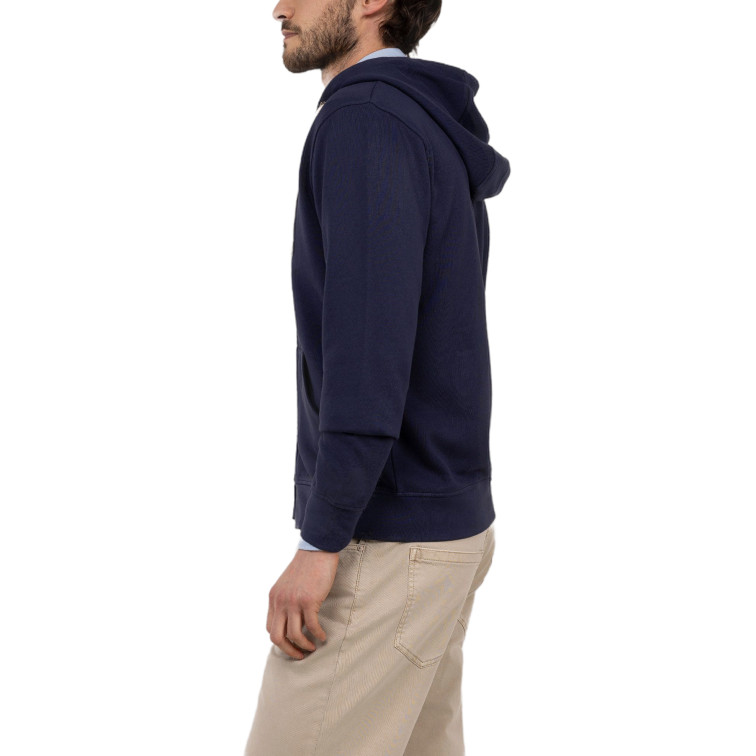 SUDADERA HOMBRE  EL GANSO SUDADERA CREMALLERA MARINO