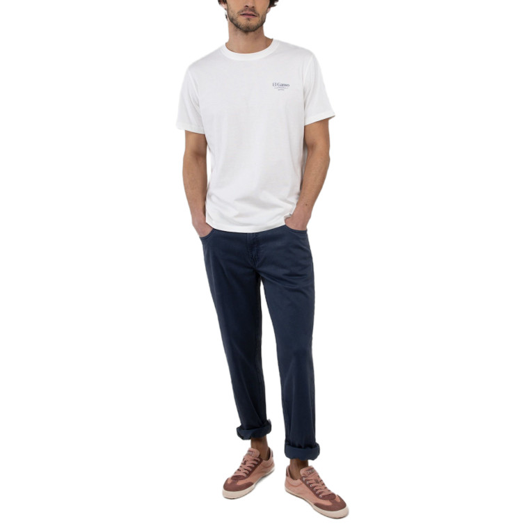 CAMISETA HOMBRE  EL GANSO CAMISETA PECES BLANCO