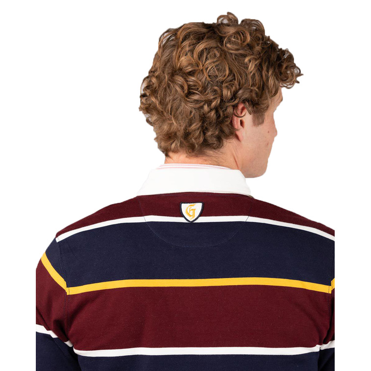 POLO HOMBRE  GANSO POLO RUGBY ROWING SHIRT BURGUN