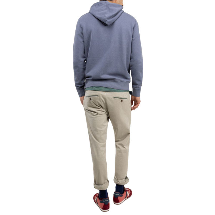 SUDADERA HOMBRE  EL GANSO SUDADERA CAPUCHA PETRÓLEO