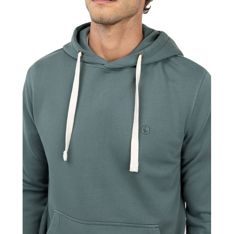 SUDADERA HOMBRE  EL GANSO SUDADERA CAPUCHA VERDE