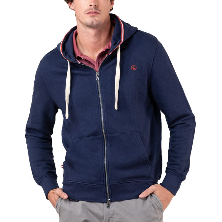 SUDADERA HOMBRE  GANSO SUDADERA CREMALLERA CON CAPUCH