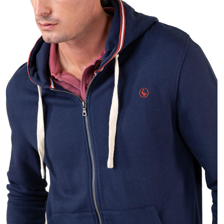 SUDADERA HOMBRE  GANSO SUDADERA CREMALLERA CON CAPUCH