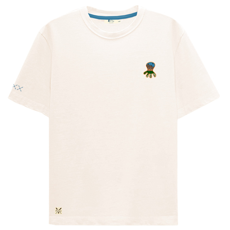 CAMISETA HOMBRE  PULPO CAMISETA PANORAMIC BLANCO ROTO