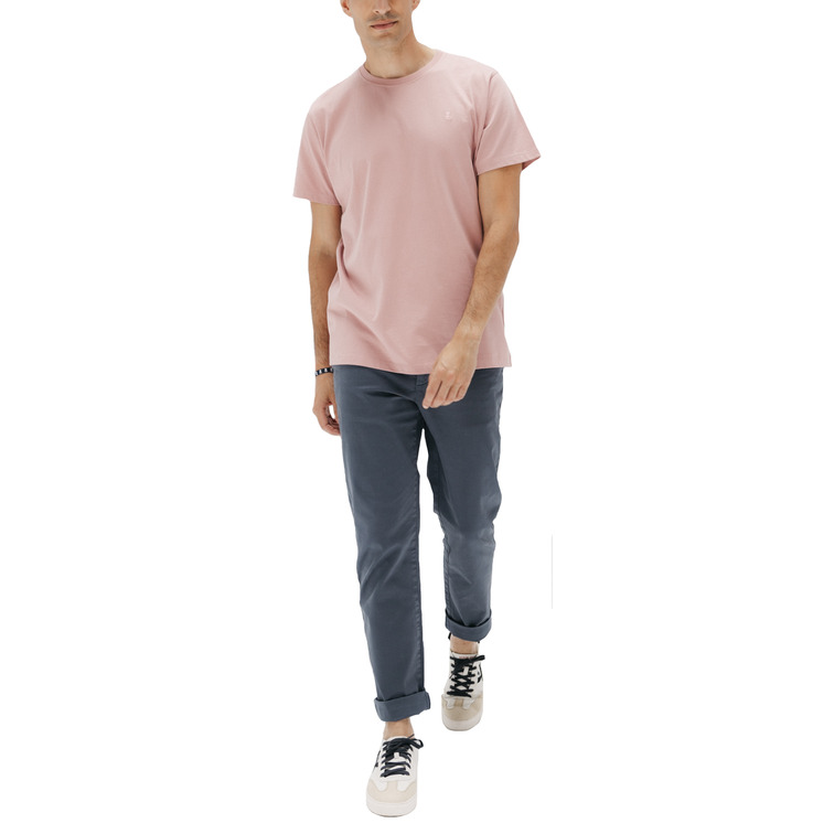 CAMISETA HOMBRE  EL PULPO CAMISETA BÁSICA BORDADO ROSA P
