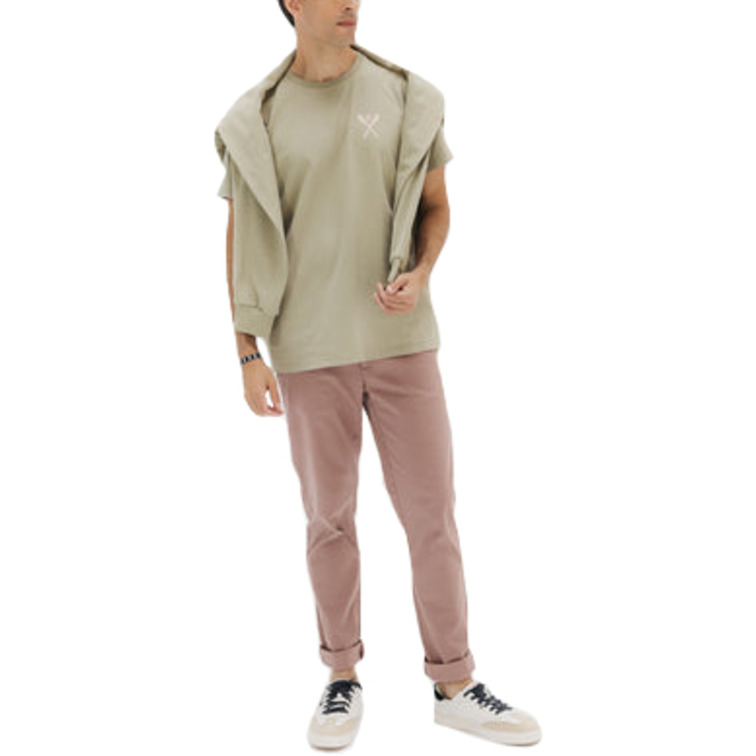 CAMISETA HOMBRE  EL PULPO CAMISETA PALAS DIBUJADAS VERDE