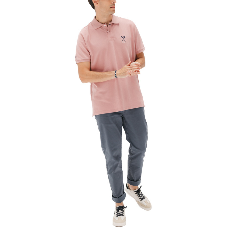 HOMBRE POLO LAVADO PALAS DIBUJADAS RO ROSA