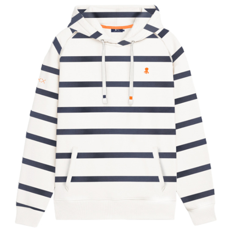 SUDADERA HOMBRE  PULPO SUDADERA CAPUCHA RAYAS MARINER