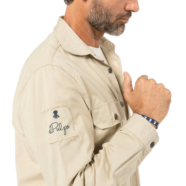 HOMBRE SOBRECAMISA TWO POCKETS BEIGE BEIGE