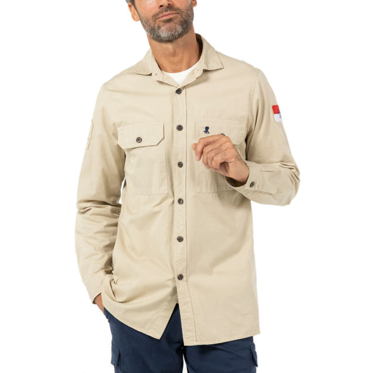 HOMBRE SOBRECAMISA TWO POCKETS BEIGE BEIGE