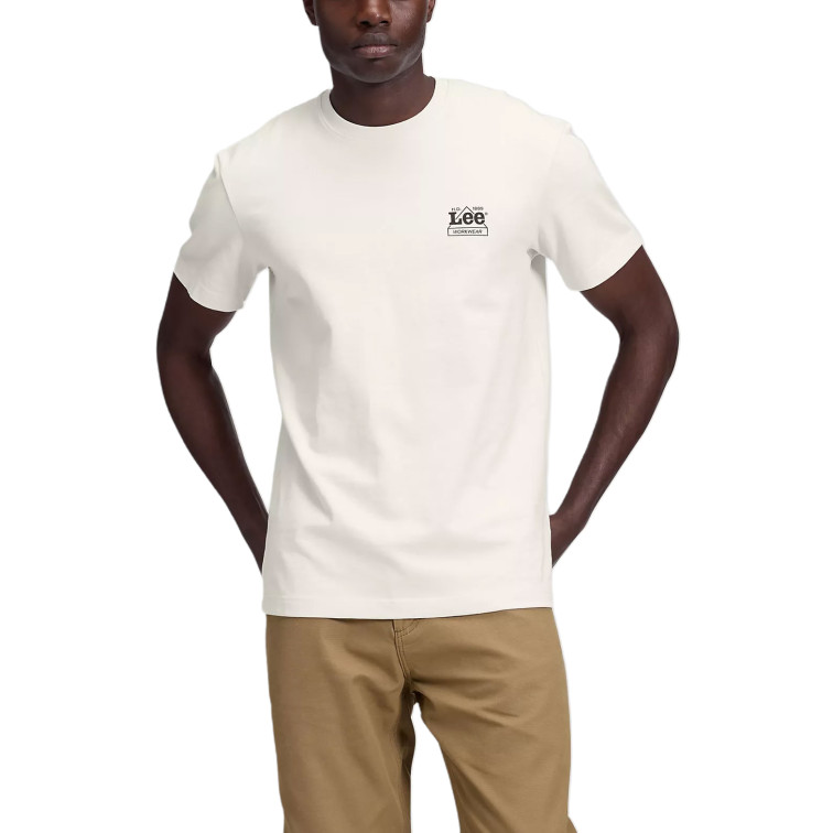 CAMISETA HOMBRE  LEE WORKWEAR CREW TEE ECRU