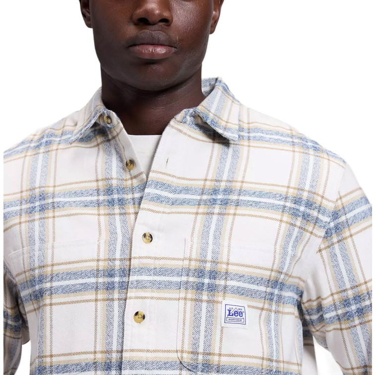 CAMISA HOMBRE  LEE WORKWEAR SHIRT 2.0 ECRU