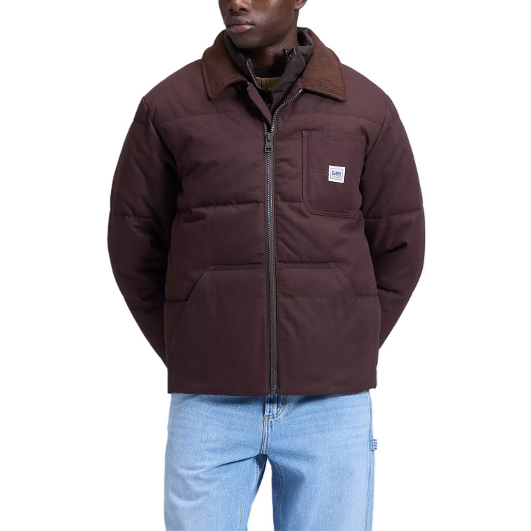 CAZADORA HOMBRE  LEE WORKWEAR PUFFER CHOCOLATE TORT
