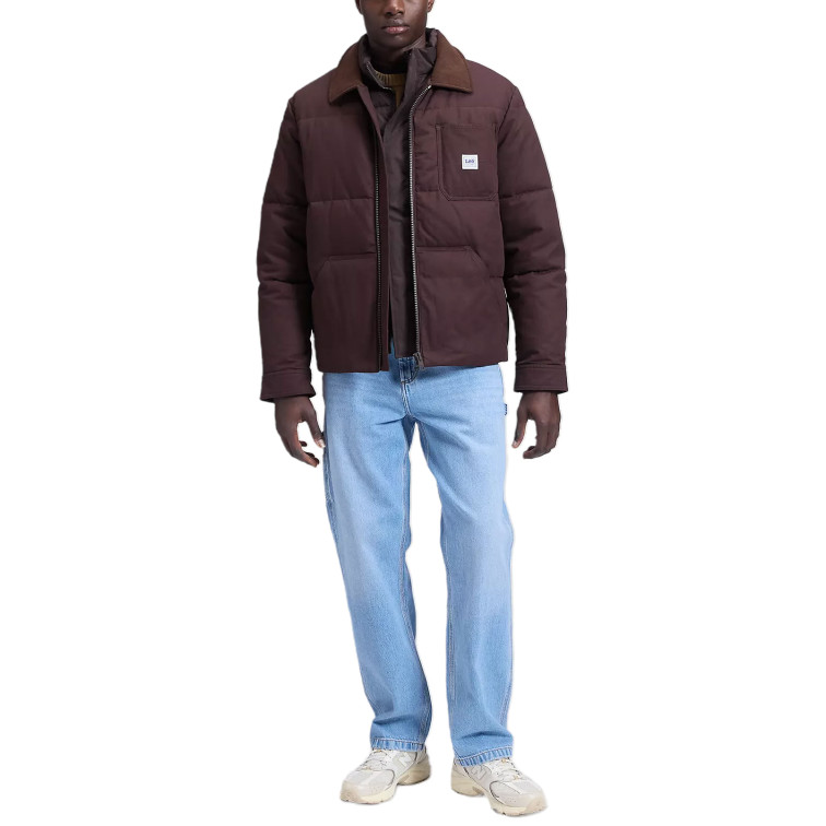 CAZADORA HOMBRE  LEE WORKWEAR PUFFER CHOCOLATE TORT