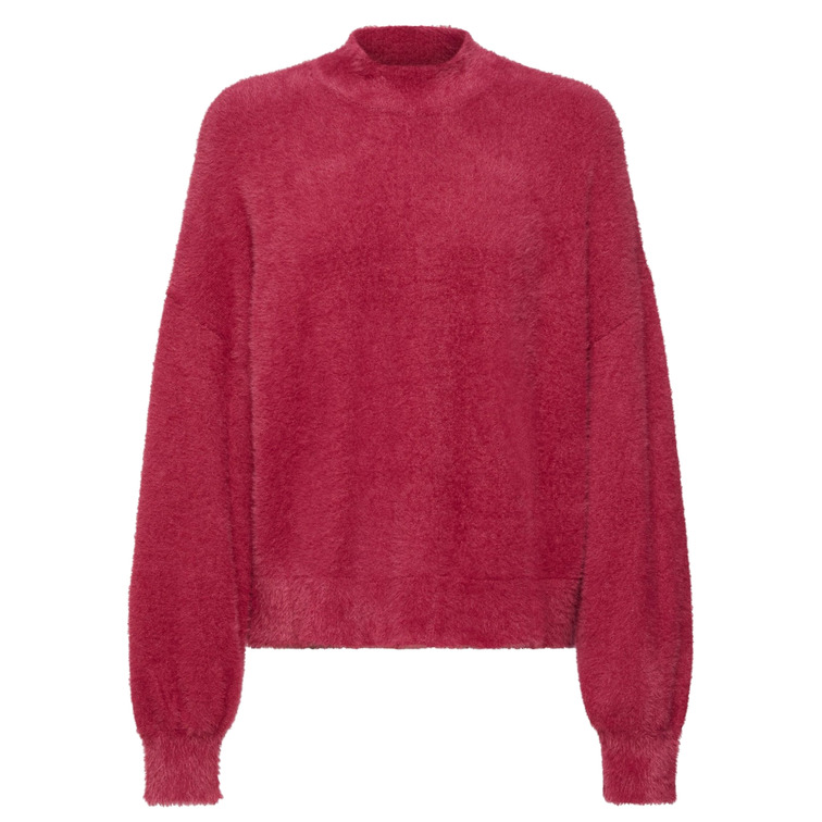 JERSEY DE PELO SINTÉTICO CON CUELLO ALTO MUJER ESPRIT