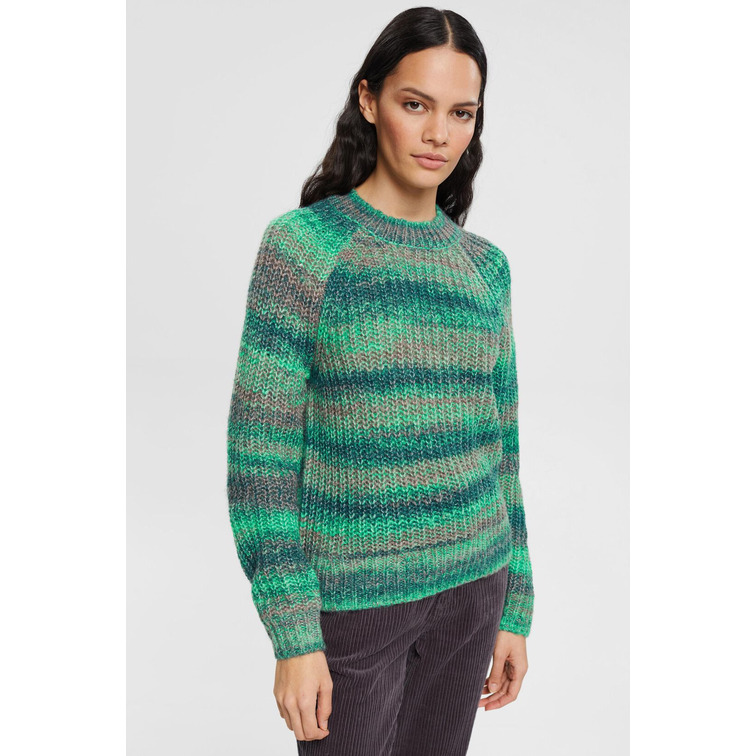 JERSEY EN MEZCLA DE PUNTO DE LANA GRUESO MUJER ESPRIT