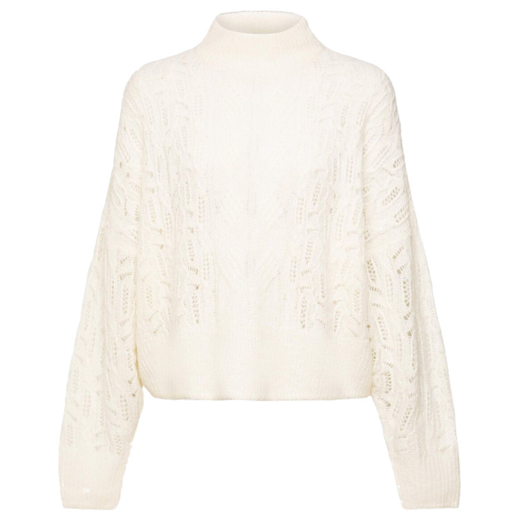 JERSEY TRENZADO EN MEZCLA DE ALPACA MUJER ESPRIT