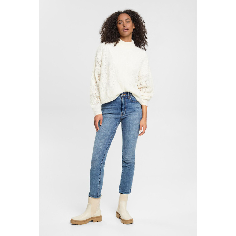JERSEY TRENZADO EN MEZCLA DE ALPACA MUJER ESPRIT