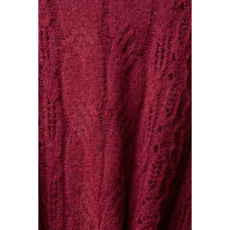 JERSEY TRENZADO EN MEZCLA DE ALPACA MUJER ESPRIT