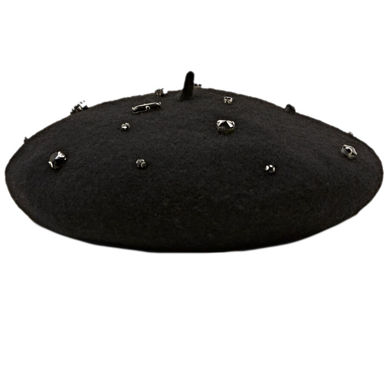 GORRO ESTILO BOINA CON PEDRERÍA MUJER ESPRIT