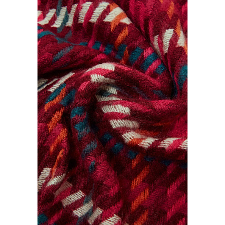 BUFANDA MULTICOLOR CON DISEÑO DE PATA DE GALLO MUJER ESPRIT