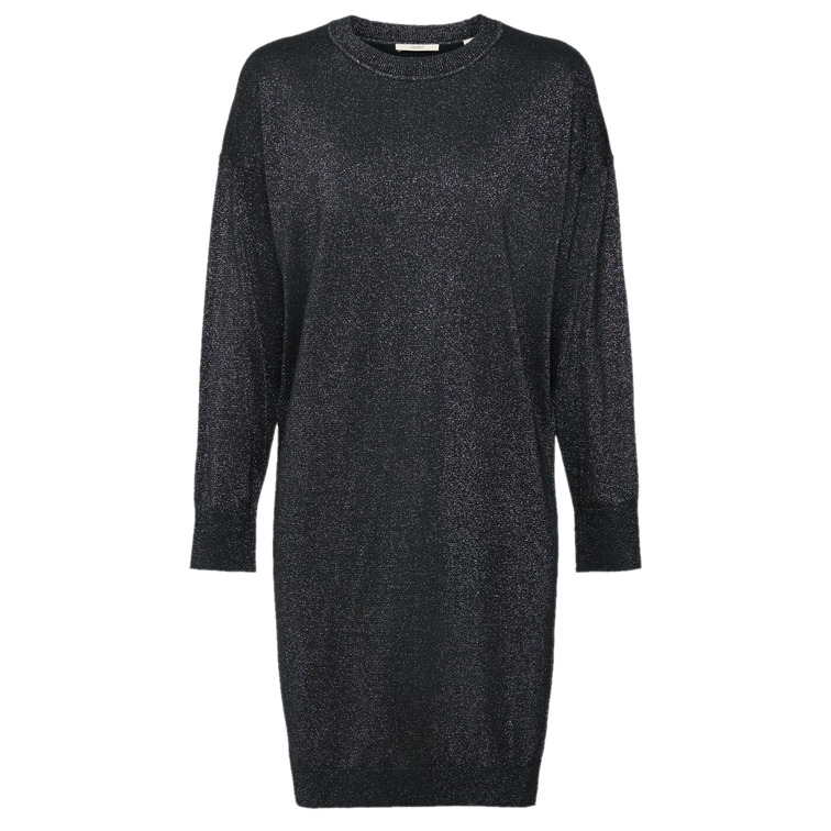 VESTIDO MIDI DE PUNTO EFECTO BRILLANTE MUJER ESPRIT