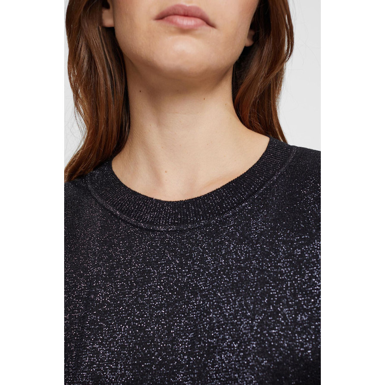 VESTIDO MIDI DE PUNTO EFECTO BRILLANTE MUJER ESPRIT