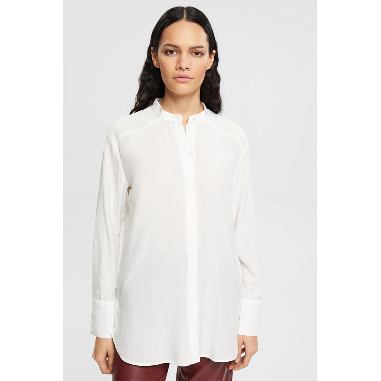 CAMISA CON CUELLO ALTO MUJER ESPRIT