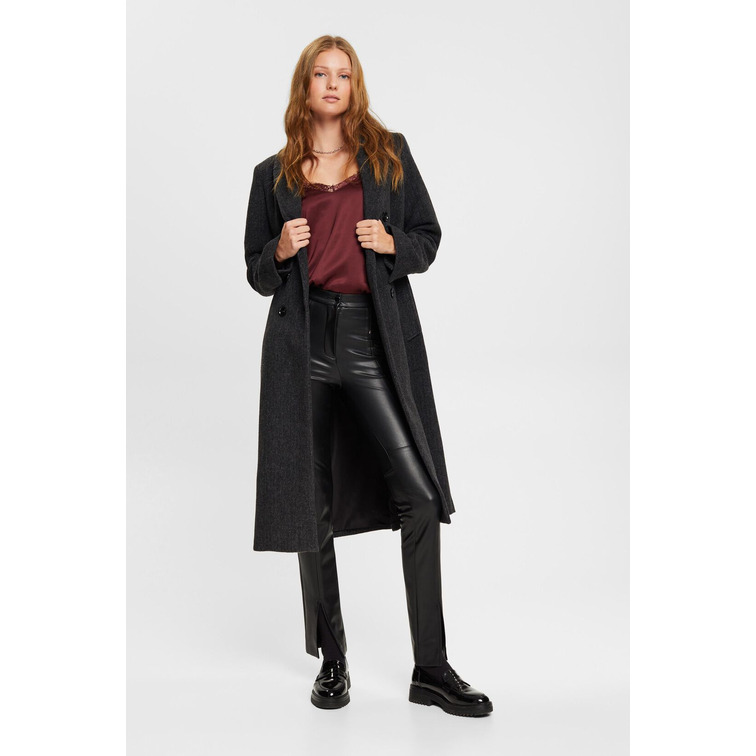 TOP DE SATÉN DRAPEADO MUJER ESPRIT