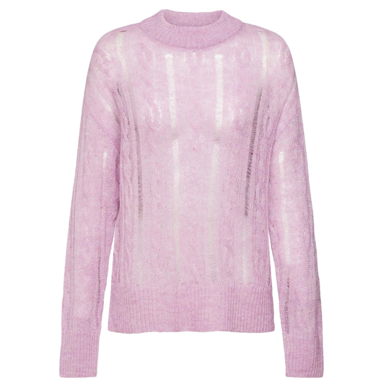 JERSEY DE PUNTO TRENZADO ABIERTO CON LANA MUJER ESPRIT