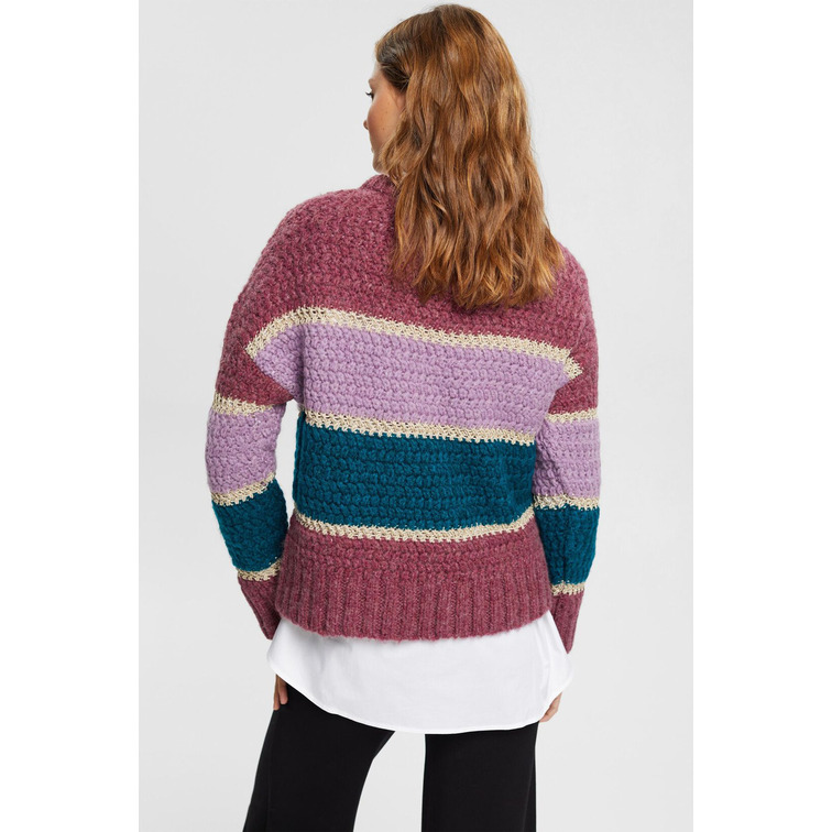JERSEY EN MEZCLA DE LANA CON EFECTO BRILLANTE MUJER ESPRIT