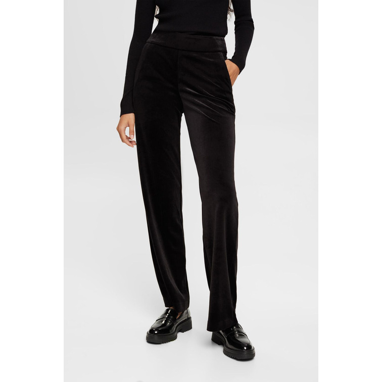 PANTALÓN ANCHO DE TERCIOPELO MUJER ESPRIT