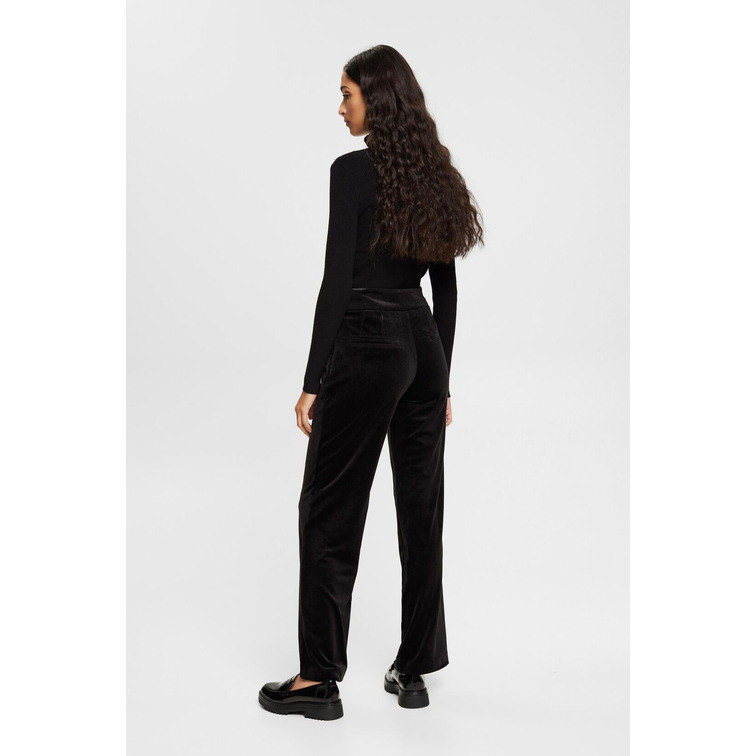 PANTALÓN ANCHO DE TERCIOPELO MUJER ESPRIT